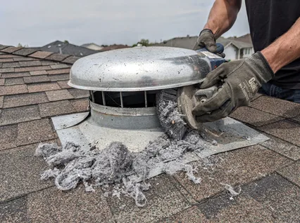 Cleaning Dryer Vent On Roof in Santa Fe Springs