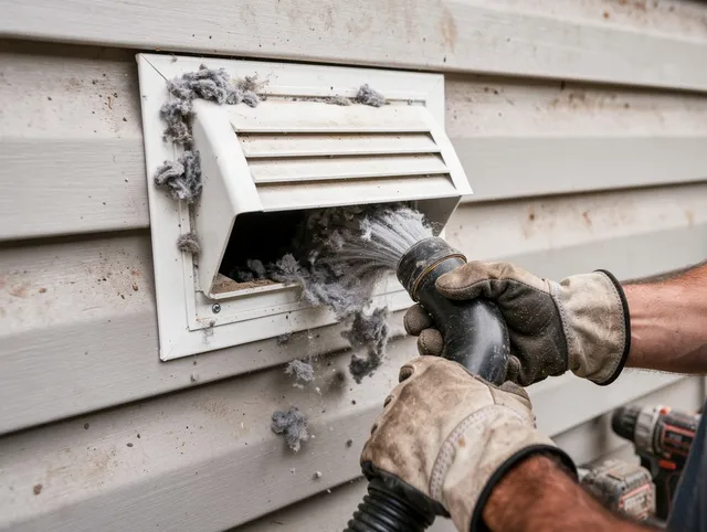 Professional dryer vent cleaning by Santa Fe Springs Dryer Vent Cleaning in Santa Fe Springs
