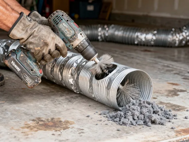 Professional duct cleaning by Santa Fe Springs Dryer Vent Cleaning in Santa Fe Springs