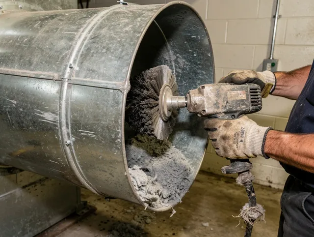 Industrial-grade dryer vent cleaning by Santa Fe Springs Dryer Vent Cleaning in Santa Fe Springs